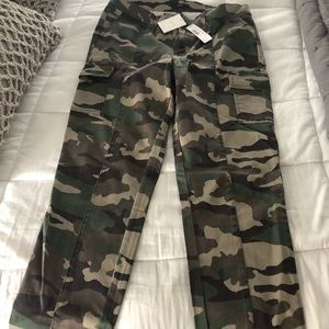 Jcrew straight leg slim camo pant NWT